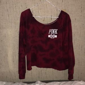 PINK off the shoulder sweater